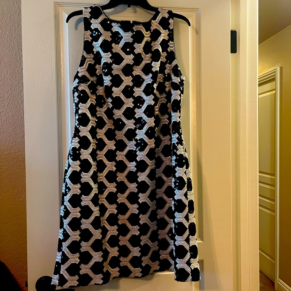 Beaded evening dress